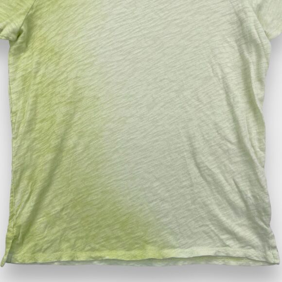 ATM Anthony Thomas Melillo T Shirt Womens Small Ombre Fade Slub Green - Picture 4 of 12